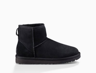 UGG Classic Mini II Womens Classic Boots Black - AU 310KI